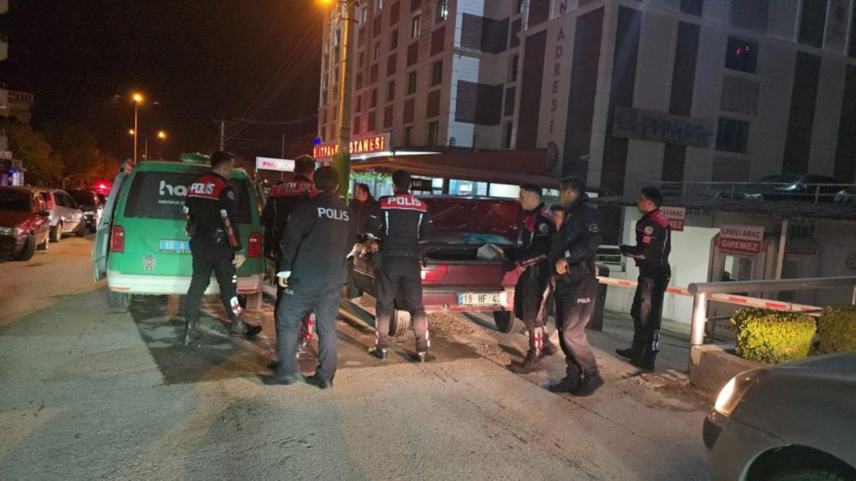 Çorum’da polisi peşine takan 16 yaşındaki ehliyetsiz sürücü 60 bin lira ceza yedi