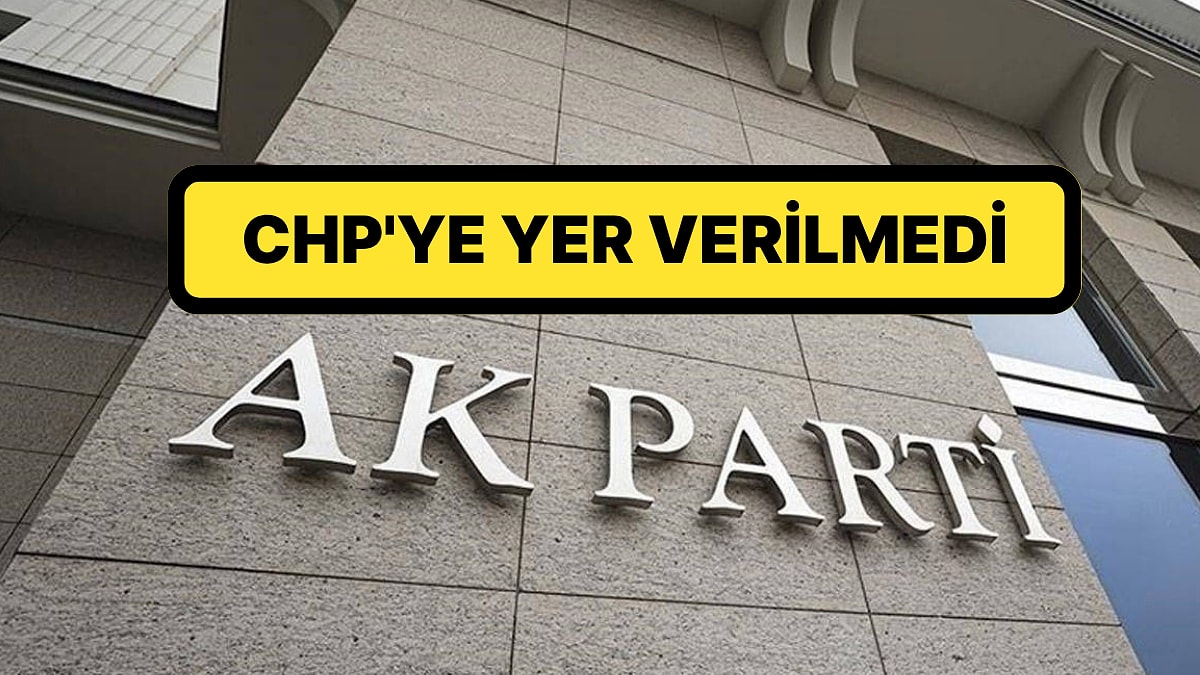 AKP'nin Bayramlaşma Programı Belli Oldu: Listede CHP'ye Yer Verilmedi