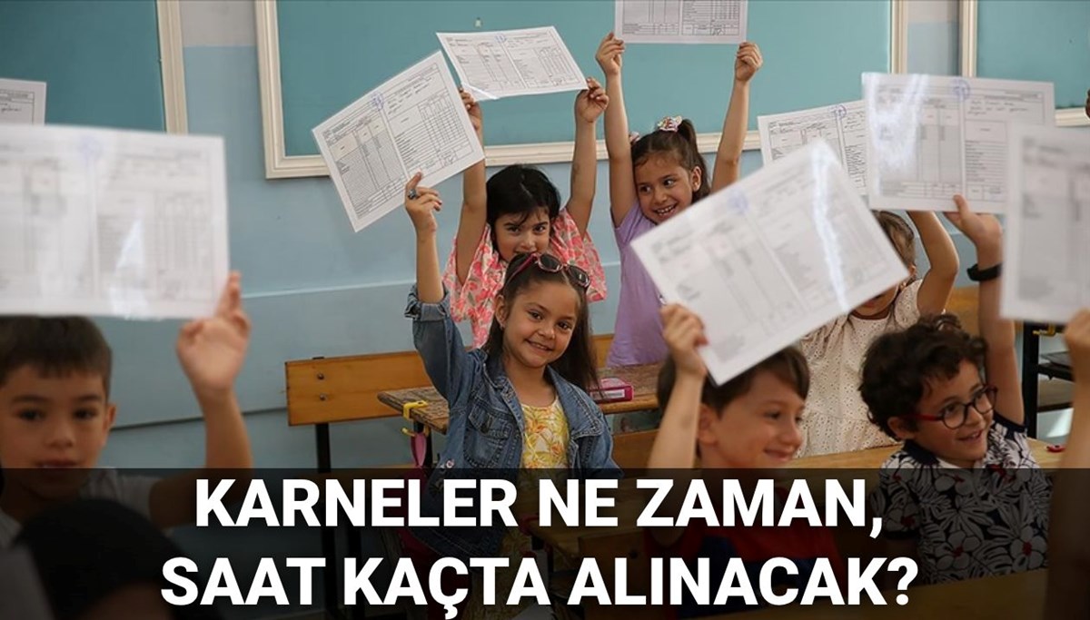 Okulların kapanış tarihi 2025: Karneler ne zaman, saat kaçta alınacak?