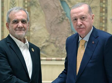 Cumhurbaşkanı Erdoğan, İran Cumhurbaşkanı Pezeşkiyan ile telefonda görüştü