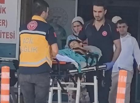 7 yaşındaki çocuk kurban bıçağının üzerine düştü: Ağır yaralı