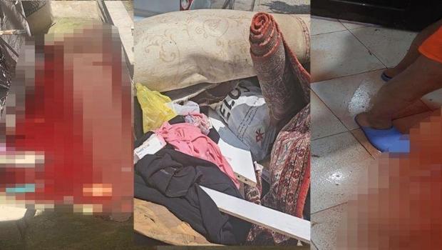 Dehşete düşüren görüntü, iki evi kurban kanı bastı! Daire sakini: Birini öldürdüler sandım