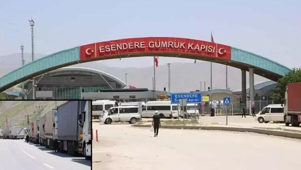 İran’a açılan sınır kapısında TIR kuyruğu oluştu!