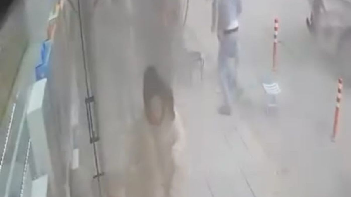 Malatya’da tır lastiği patladı, vatandaşlar korku dolu anlar yaşadı