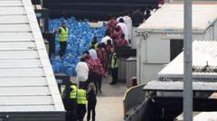 More than 1,000 migrants cross Channel in a day
