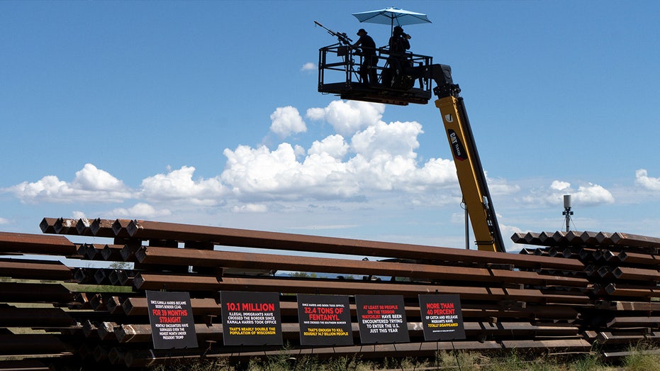 Border wall construction surges ahead as illegal crossings plummet to historic lows