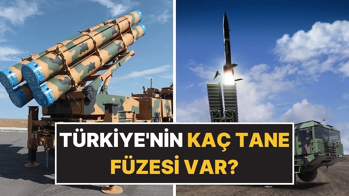Türkiye'nin Kaç Tane Füzesi Var? İran-İsrail Savaşı Gölgesinde Merak Edilen Milli Füze Envanteri