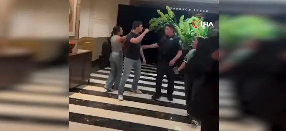 ABD’de protestoculardan Netanyahu’nun yemek yediği otele baskın