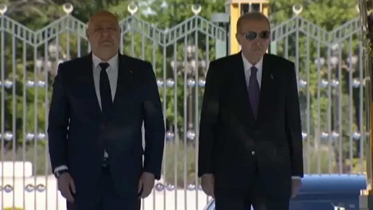 Cumhurbaşkanı Erdoğan, Lübnan Cumhurbaşkanı Avn’ı resmi törenle karşıladı