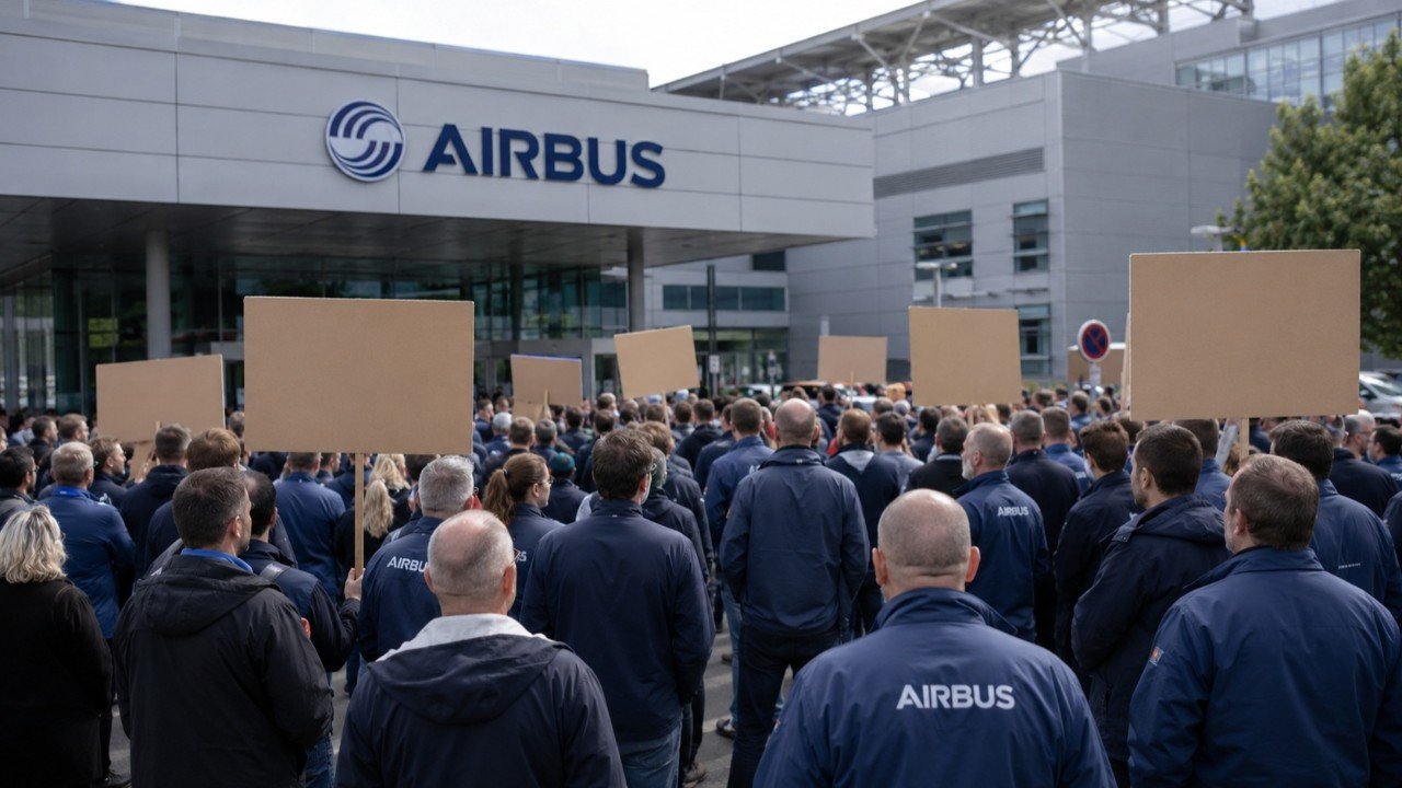Airbus greve dayanamadı, uzaktan çalışma planından geri adım attı
