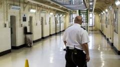 Male prisons in England and Wales have fewer than 1,800 spaces