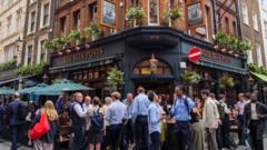 Why is there a row about vertical drinking in Westminster?