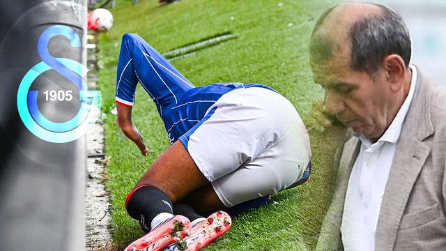 Galatasaray’ın gündemindeki Youssef Chermiti sedyeyle sahadan çıktı!