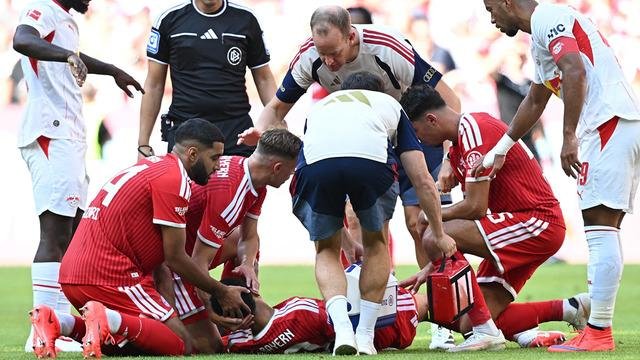 Bayern Münih’te Jamal Musiala’dan korkutan görüntü!
