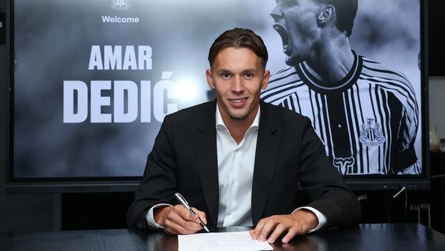 Newcastle United, Bosna Hersekli futbolcu Amar Dedic’i transfer etti