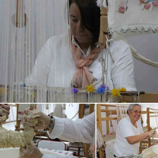 İpliği yemek yapar gibi hazırlanıyor: ‘Gümüşhacıköy kıvratma dokuması’nı 50 yıl sonra yeniden dokudular