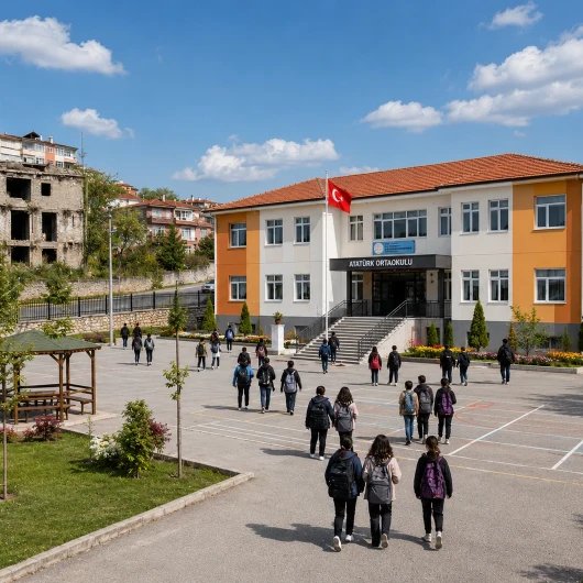 Okul yolundaki riskli yapılar temizlenecek