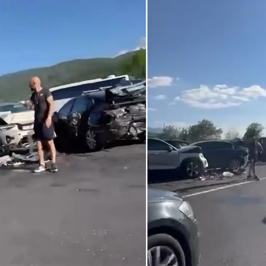 Anadolu Otoyolu İstanbul istikametinde zincirleme kaza: 12 araç karıştı çok sayıda yaralı var