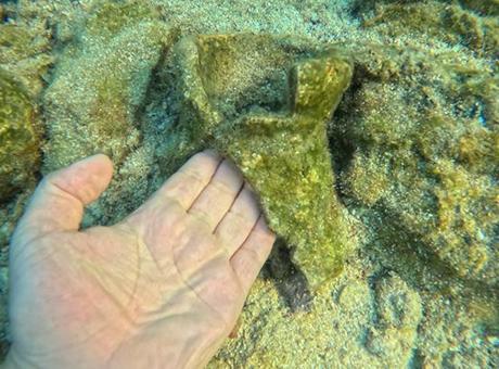 Muğla’da dalış yapan çocuk deniz tabanında gördü! Heyecan yaratan keşif