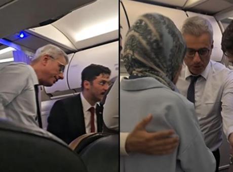 Uçakta rahatsızlanan yolcu için anons yapıldı! İlk müdahaleyi Sağlık Bakanı Memişoğlu yaptı