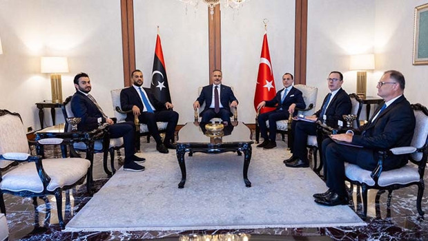 Dışişleri Bakanı Hakan Fidan Libya heyetiyle görüştü