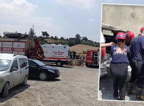 Adana’da içme suyu projesi çalışması sırasında göçük! 1 ölü, 1 yaralı