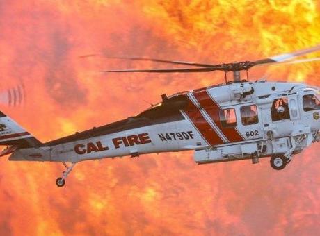 ABD’de yangın söndürme helikopteri düştü! ‘2 kişiden haber alınamıyor’