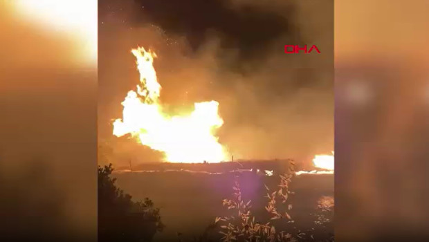 Antalya’da orman yangını; kara yolu tedbiren ulaşıma kapatıldı