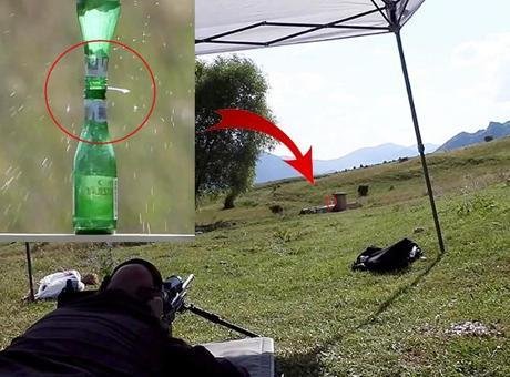 Erzurum’da 110 metreden imkansızı denedi! Gazi polisin öğrencisi tek atışla başardı