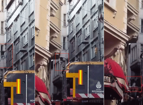 Beyoğlu’nda elektrik telleri üzerinde intihar girişimi