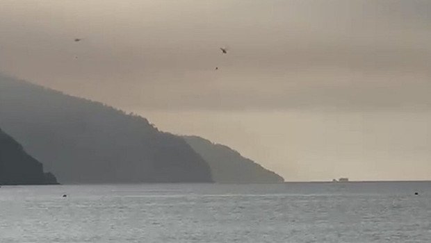Muğla’daki orman yangını ikinci gününde