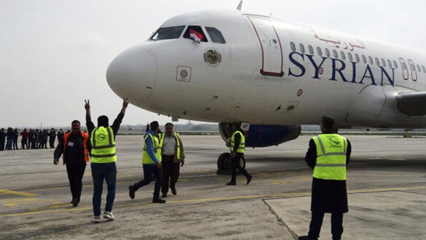 Moskova’dan Şam’a bir buçuk yıl sonra ilk uçak seferi