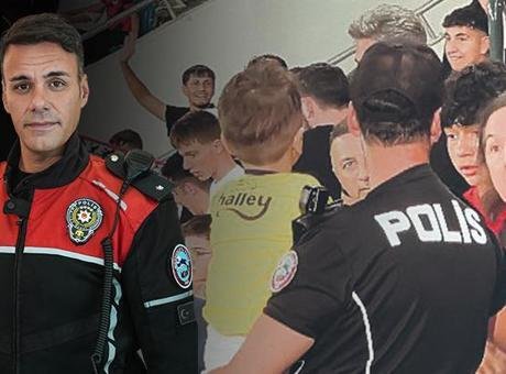 Polis, Gençlerbirliği-Fenerbahçe maçından zorla çıkarttırılan çocuk ile diyaloğunu anlattı: Vücudu titriyordu