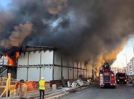 Malatya’da işçilerin kaldığı konteynerde yangın