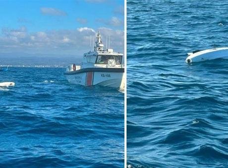 Karasu’da balık tutmak için açıldılar, dron buldular