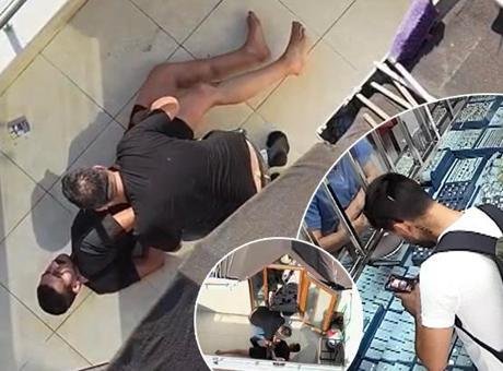 Kuyumcu kuryesi 2 milyonluk altınla kaçtı, drondan kaçamadı! Yakalanma anı kamerada