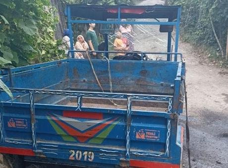 Ordu’da patpat devrildi: 8 kişi yaralandı