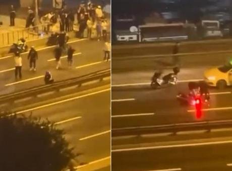 Bakırköy’de art arda iki ayrı motosiklet kazası; 1’i ağır 3 yaralı