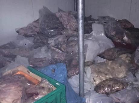 Bodrum’da kötü koku ihbarı ekipleri harekete geçirdi! Depodan 400 kilo bozuk et çıktı