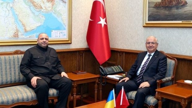 Bakan Güler, Ukrayna Milli Güvenlik ve Savunma Konseyi Sekreteri Umerov ile görüştü