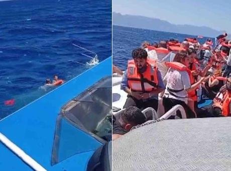 Girne açıklarındaki gemi faciasında dehşet anları! ‘Kapıları üzerimize kilitlediler’