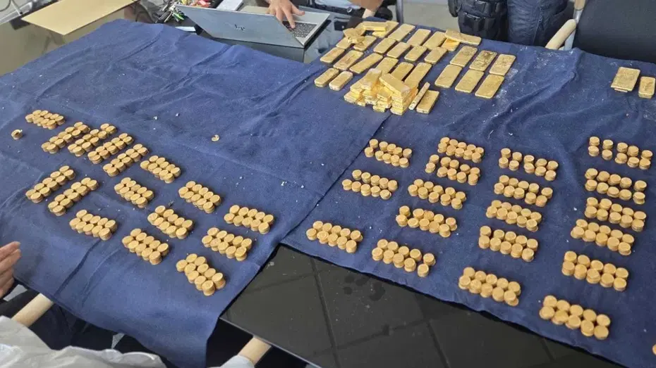 Duvardan yaklaşık 9 milyon euro değerinde altın çıktı
