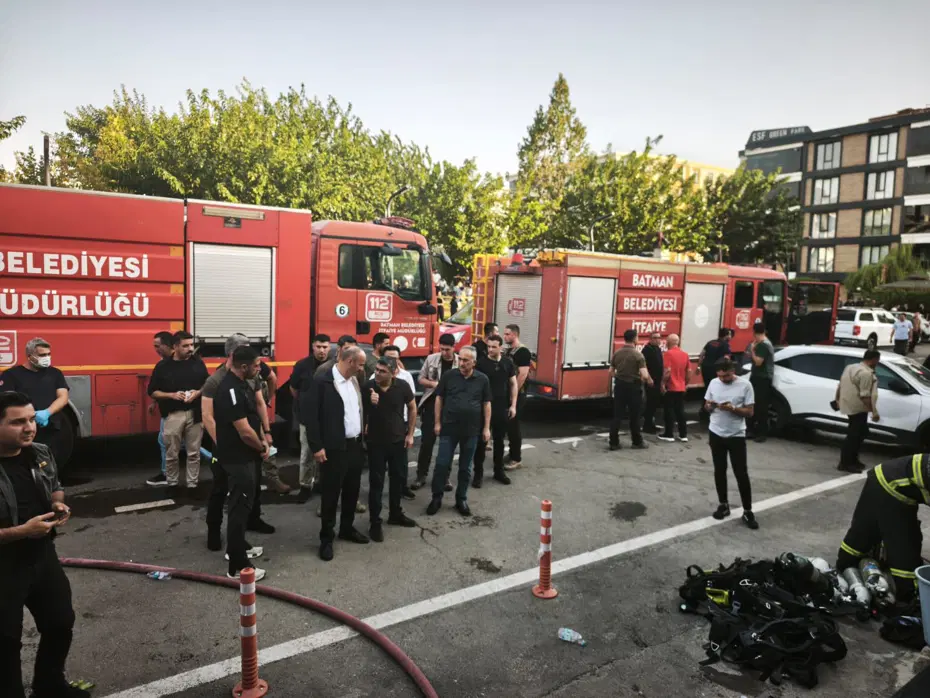 Batman’da spor salonunda yangın. Can kaybı 3’e yükseldi