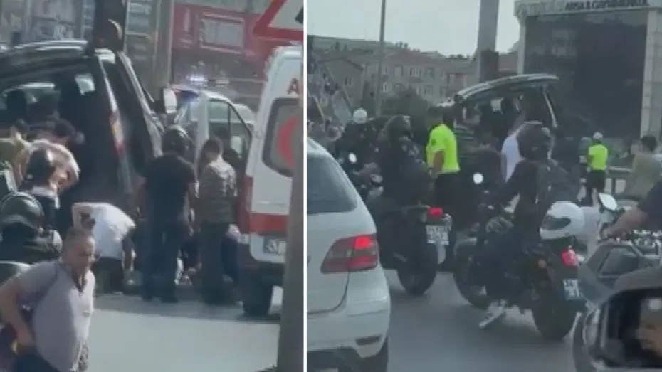 İstanbul’da E-5’te kaza. İki şerit kapandı, trafik duruyor