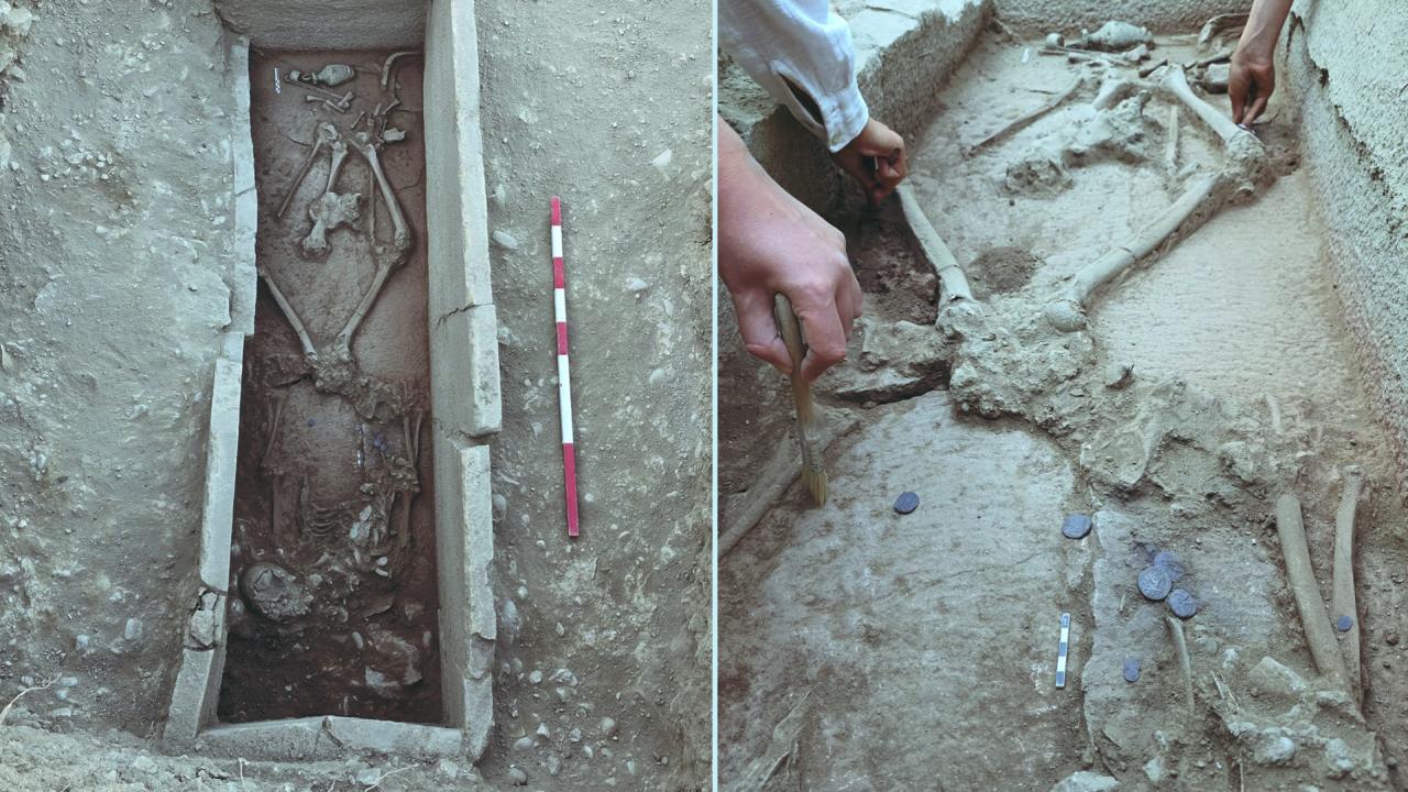 Aspendos’ta 2 bin 400 yıllık güreşçi mezarı keşfedildi