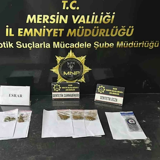 Mersin’de uyuşturucu operasyonu: Üç şüpheli tutuklandı