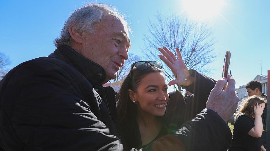 AOC endorses Sen Ed Markey as incumbent faces Dem US Senate primary challenge from Rep Seth Moulton