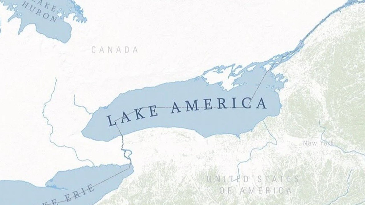 Google Haritalar, Ontario Gölü’nün adını Amerika Gölü olarak değişti