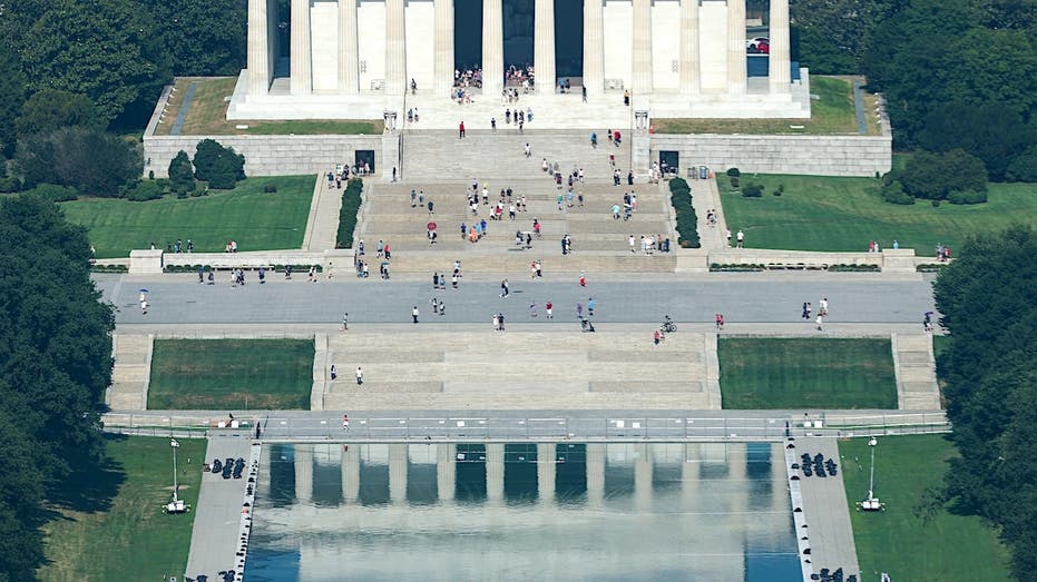 Trump doubles down on reflecting pool vandalism allegations, cites new witness account
