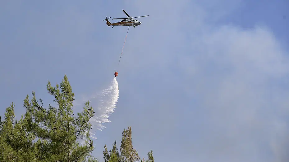 Muğla Fethiye’deki orman yangını kontrol altında